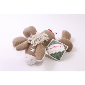 1985, Hallmark, Dickens the Donkey, Plush, Sewn Toy, Vintage, ~ 251228-WH 887